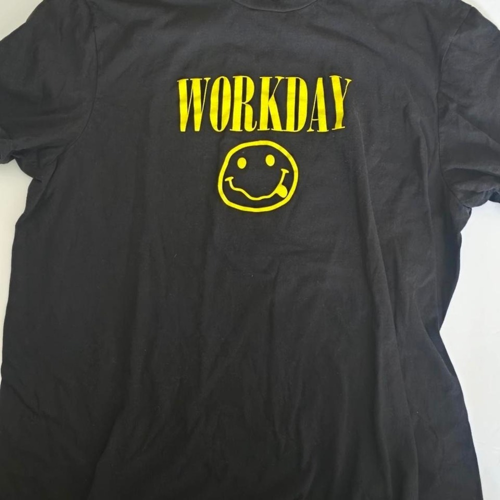 Nirvana Band Tee - Black and Yellow‎ Colored with Tour Information